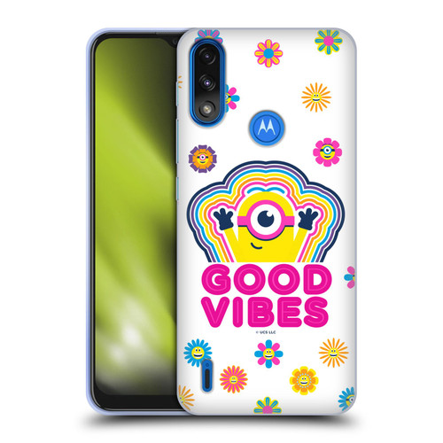 Minions Rise of Gru(2021) Day Tripper Good Vibes Soft Gel Case for Motorola Moto E7 Power / Moto E7i Power