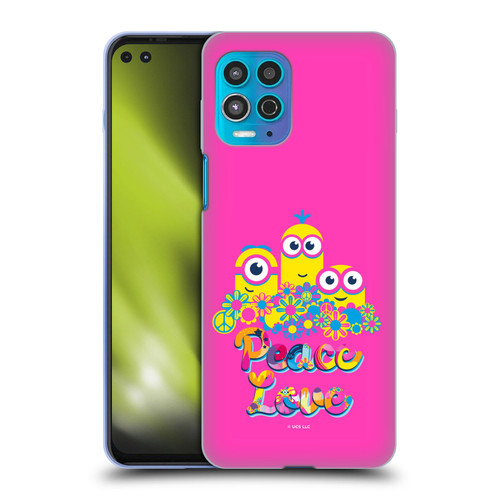 Minions Rise of Gru(2021) Day Tripper Peace Soft Gel Case for Motorola Moto G100