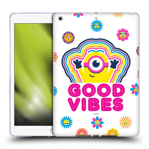 Minions Rise of Gru(2021) Day Tripper Good Vibes Soft Gel Case for Apple iPad 10.2 2019/2020/2021