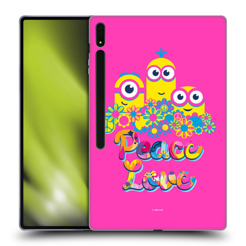 Minions Rise of Gru(2021) Day Tripper Peace Soft Gel Case for Samsung Galaxy Tab S8 Ultra