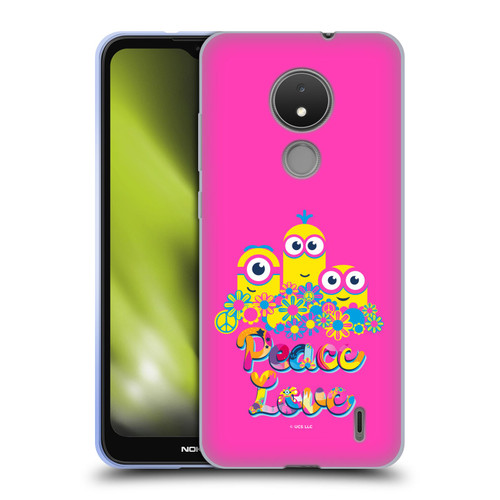 Minions Rise of Gru(2021) Day Tripper Peace Soft Gel Case for Nokia C21