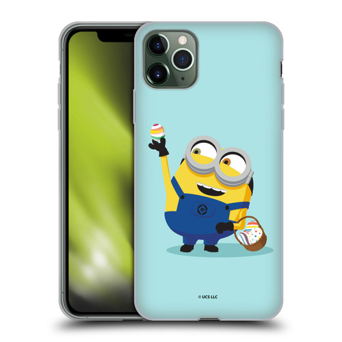 Minions Rise of Gru(2021) Easter 2021 Bob Egg Hunt Soft Gel Case for Apple iPhone 11 Pro Max