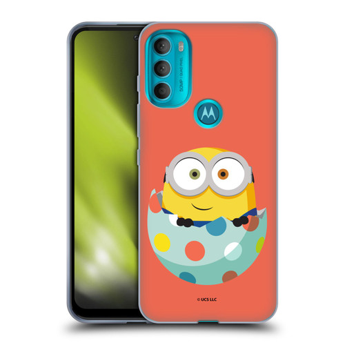Minions Rise of Gru(2021) Easter 2021 Bob Egg Soft Gel Case for Motorola Moto G71 5G