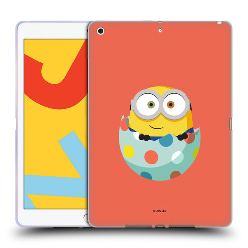 Minions Rise of Gru(2021) Easter 2021 Bob Egg Soft Gel Case for Apple iPad 10.2 2019/2020/2021