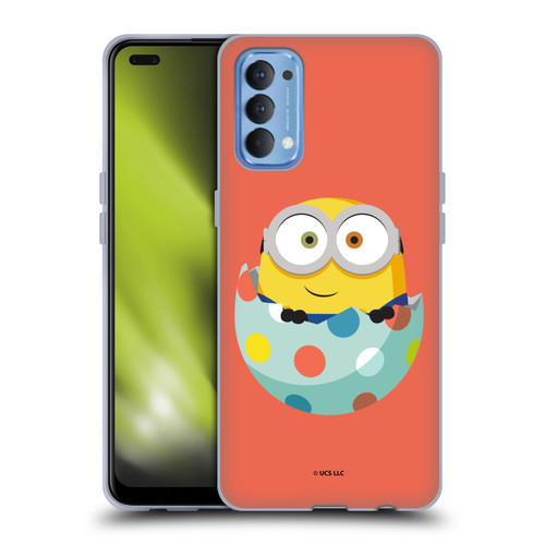 Minions Rise of Gru(2021) Easter 2021 Bob Egg Soft Gel Case for OPPO Reno 4 5G