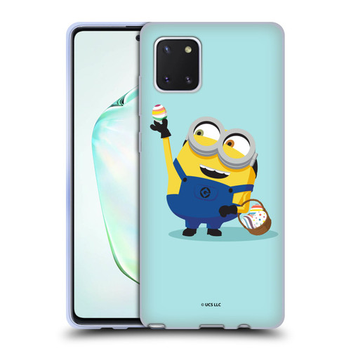 Minions Rise of Gru(2021) Easter 2021 Bob Egg Hunt Soft Gel Case for Samsung Galaxy Note10 Lite