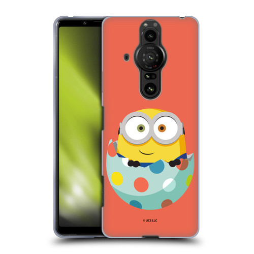 Minions Rise of Gru(2021) Easter 2021 Bob Egg Soft Gel Case for Sony Xperia Pro-I