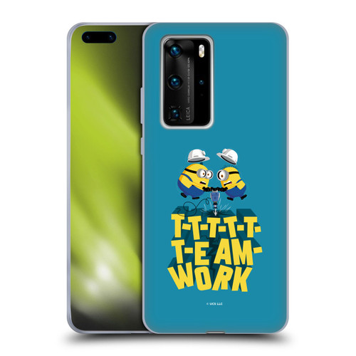 Minions Rise of Gru(2021) Graphics Teamwork Soft Gel Case for Huawei P40 Pro / P40 Pro Plus 5G