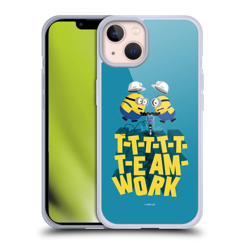 Minions Rise of Gru(2021) Graphics Teamwork Soft Gel Case for Apple iPhone 13
