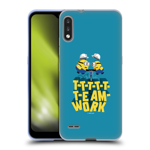 Minions Rise of Gru(2021) Graphics Teamwork Soft Gel Case for LG K22