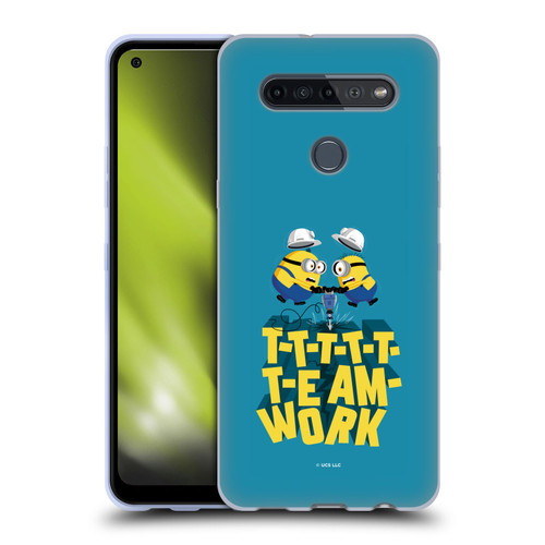 Minions Rise of Gru(2021) Graphics Teamwork Soft Gel Case for LG K51S