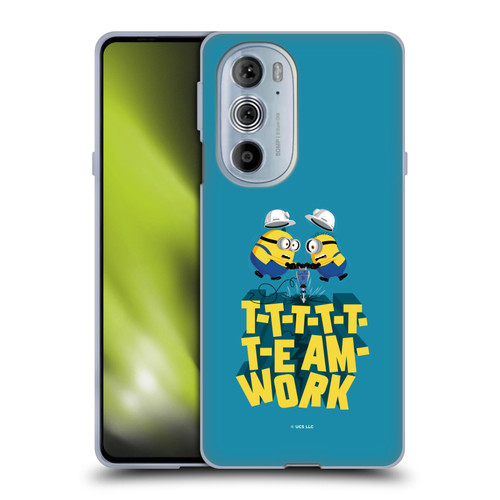 Minions Rise of Gru(2021) Graphics Teamwork Soft Gel Case for Motorola Edge X30