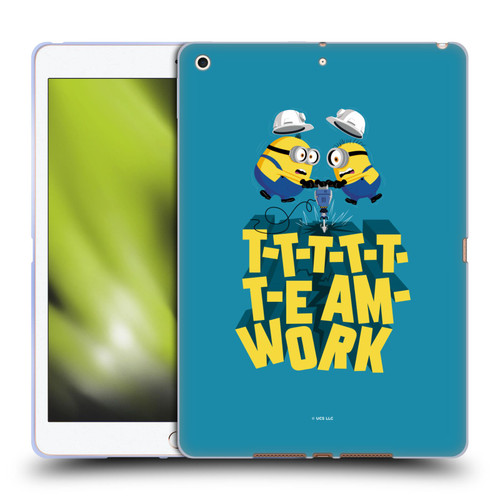 Minions Rise of Gru(2021) Graphics Teamwork Soft Gel Case for Apple iPad 10.2 2019/2020/2021