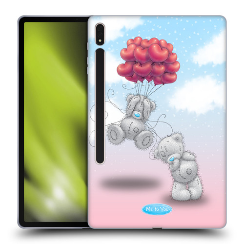 Me To You Classic Tatty Teddy Heart Balloons Soft Gel Case for Samsung Galaxy Tab S8 Plus