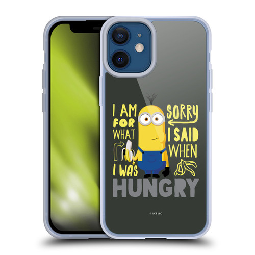 Minions Rise of Gru(2021) Humor Hungry Soft Gel Case for Apple iPhone 12 Mini