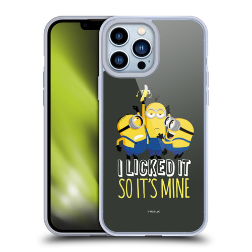 Minions Rise of Gru(2021) Humor Banana Soft Gel Case for Apple iPhone 13 Pro Max