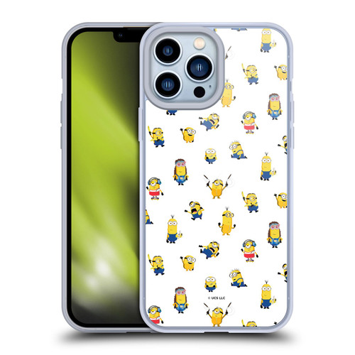 Minions Rise of Gru(2021) Humor Costume Pattern Soft Gel Case for Apple iPhone 13 Pro Max