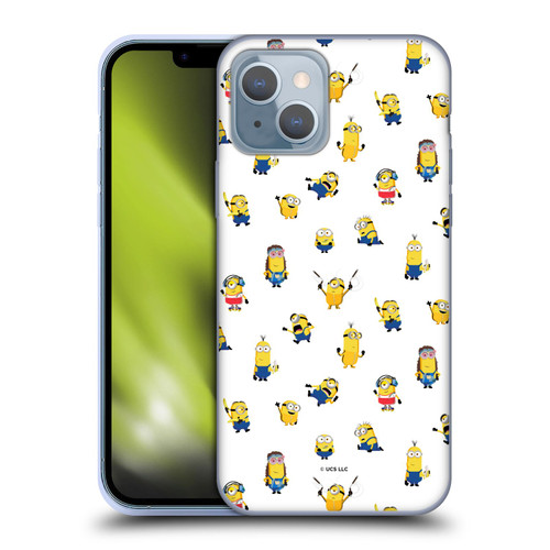 Minions Rise of Gru(2021) Humor Costume Pattern Soft Gel Case for Apple iPhone 14