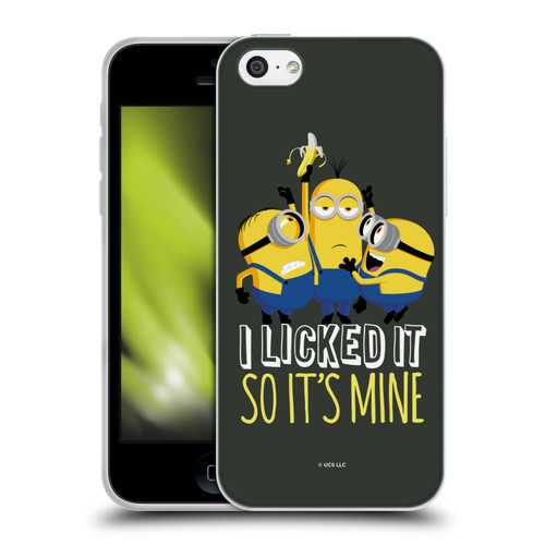 Minions Rise of Gru(2021) Humor Banana Soft Gel Case for Apple iPhone 5c