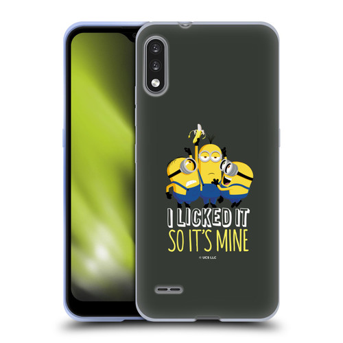 Minions Rise of Gru(2021) Humor Banana Soft Gel Case for LG K22
