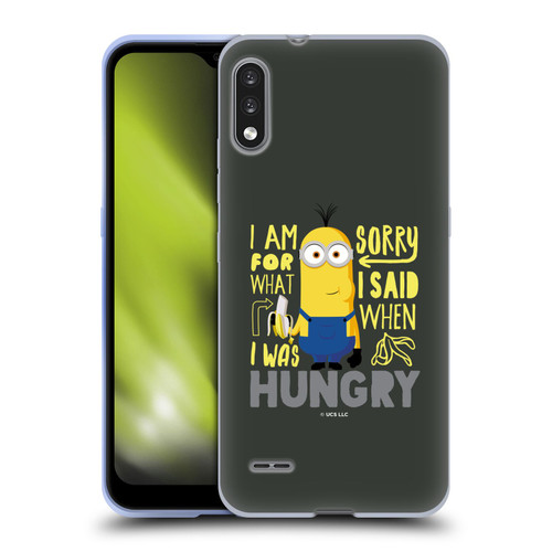 Minions Rise of Gru(2021) Humor Hungry Soft Gel Case for LG K22