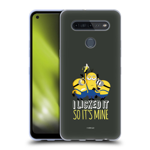 Minions Rise of Gru(2021) Humor Banana Soft Gel Case for LG K51S