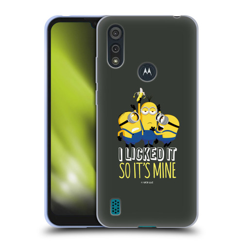 Minions Rise of Gru(2021) Humor Banana Soft Gel Case for Motorola Moto E6s (2020)