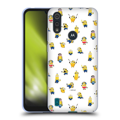 Minions Rise of Gru(2021) Humor Costume Pattern Soft Gel Case for Motorola Moto E6s (2020)