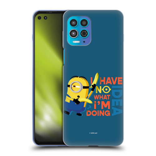 Minions Rise of Gru(2021) Humor No Idea Soft Gel Case for Motorola Moto G100