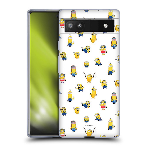 Minions Rise of Gru(2021) Humor Costume Pattern Soft Gel Case for Google Pixel 6a