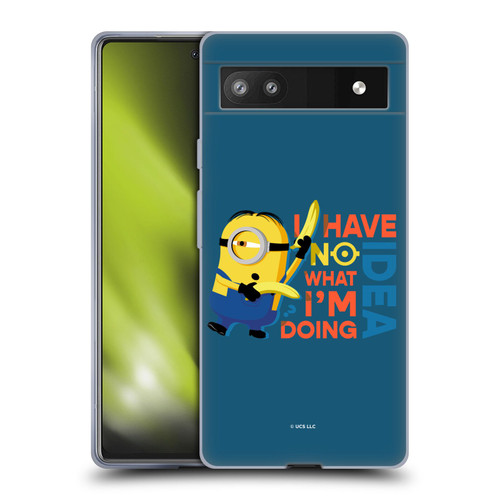 Minions Rise of Gru(2021) Humor No Idea Soft Gel Case for Google Pixel 6a