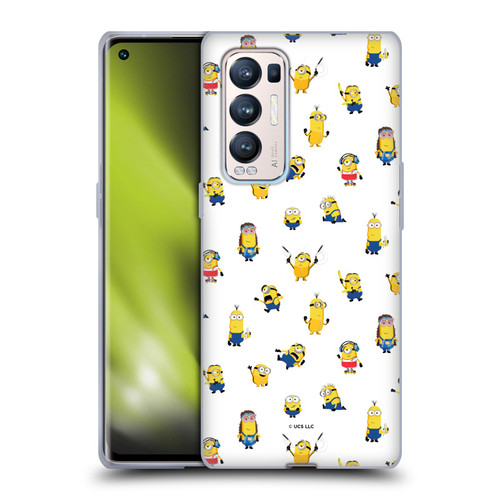Minions Rise of Gru(2021) Humor Costume Pattern Soft Gel Case for OPPO Find X3 Neo / Reno5 Pro+ 5G
