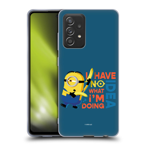 Minions Rise of Gru(2021) Humor No Idea Soft Gel Case for Samsung Galaxy A52 / A52s / 5G (2021)