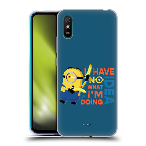 Minions Rise of Gru(2021) Humor No Idea Soft Gel Case for Xiaomi Redmi 9A / Redmi 9AT