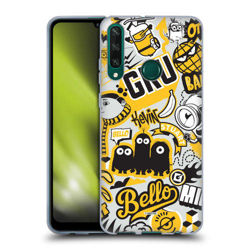 Minions Rise of Gru(2021) Iconic Mayhem Pattern 1 Soft Gel Case for Huawei Y6p