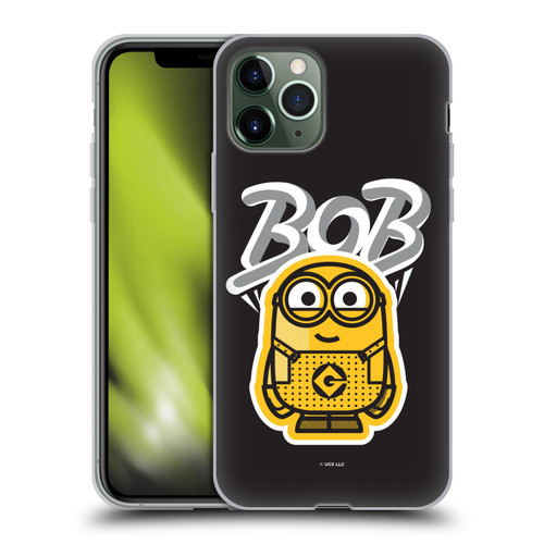 Minions Rise of Gru(2021) Iconic Mayhem Bob Soft Gel Case for Apple iPhone 11 Pro