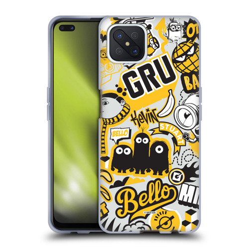 Minions Rise of Gru(2021) Iconic Mayhem Pattern 1 Soft Gel Case for OPPO Reno4 Z 5G