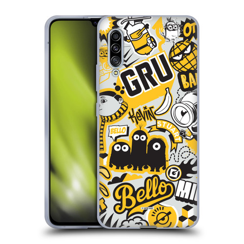 Minions Rise of Gru(2021) Iconic Mayhem Pattern 1 Soft Gel Case for Samsung Galaxy A90 5G (2019)