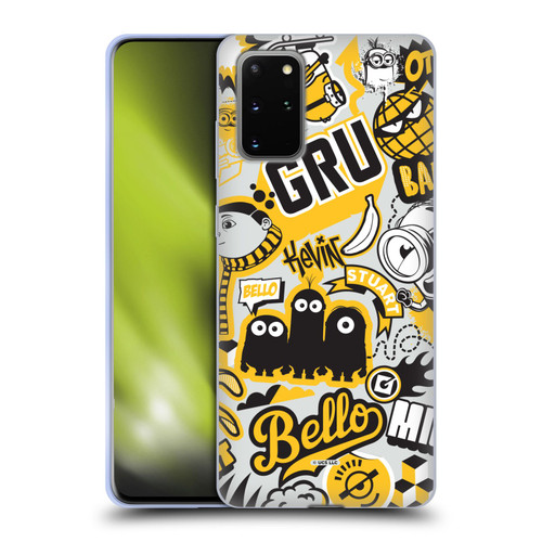 Minions Rise of Gru(2021) Iconic Mayhem Pattern 1 Soft Gel Case for Samsung Galaxy S20+ / S20+ 5G