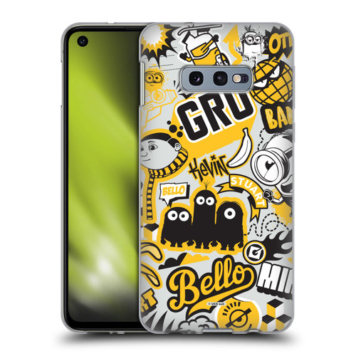 Minions Rise of Gru(2021) Iconic Mayhem Pattern 1 Soft Gel Case for Samsung Galaxy S10e