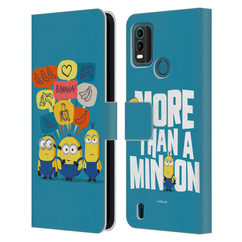 Minions Rise of Gru(2021) Graphics Speech Bubbles Leather Book Wallet Case Cover For Nokia G11 Plus