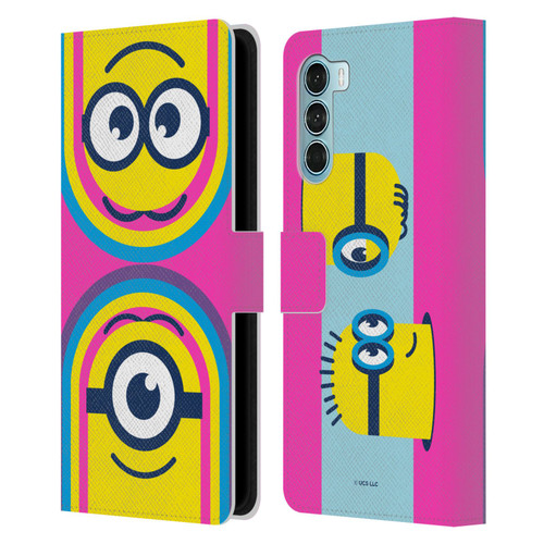 Minions Rise of Gru(2021) Day Tripper Face Leather Book Wallet Case Cover For Motorola Edge S30 / Moto G200 5G