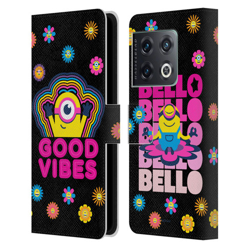 Minions Rise of Gru(2021) Day Tripper Good Vibes Leather Book Wallet Case Cover For OnePlus 10 Pro