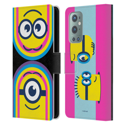 Minions Rise of Gru(2021) Day Tripper Face Leather Book Wallet Case Cover For OnePlus 9