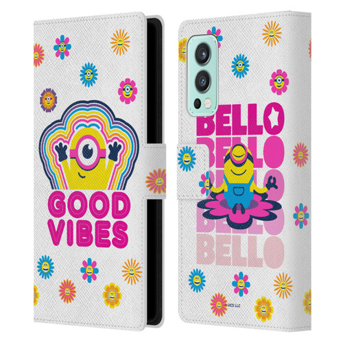 Minions Rise of Gru(2021) Day Tripper Good Vibes Leather Book Wallet Case Cover For OnePlus Nord 2 5G
