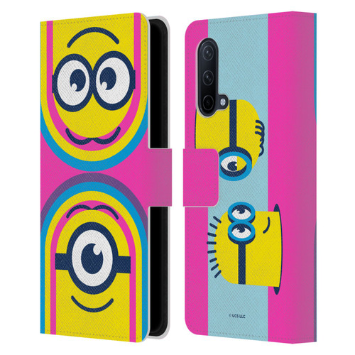 Minions Rise of Gru(2021) Day Tripper Face Leather Book Wallet Case Cover For OnePlus Nord CE 5G