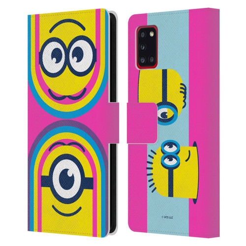 Minions Rise of Gru(2021) Day Tripper Face Leather Book Wallet Case Cover For Samsung Galaxy A31 (2020)