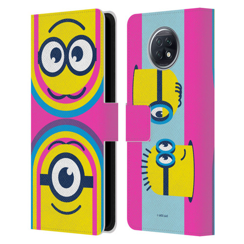 Minions Rise of Gru(2021) Day Tripper Face Leather Book Wallet Case Cover For Xiaomi Redmi Note 9T 5G