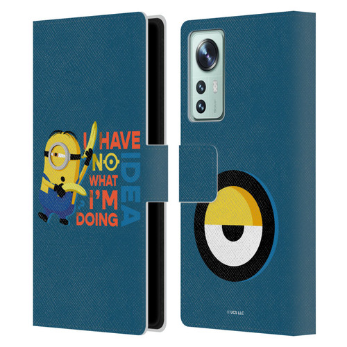 Minions Rise of Gru(2021) Humor No Idea Leather Book Wallet Case Cover For Xiaomi 12