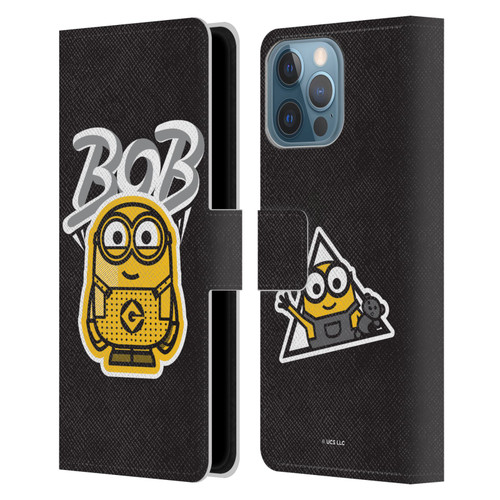 Minions Rise of Gru(2021) Iconic Mayhem Bob Leather Book Wallet Case Cover For Apple iPhone 13 Pro Max